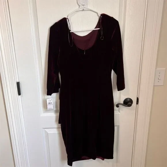 strapless open back dress Myrna